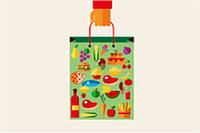 Ecology bags + icon set, a Food Illustration by zoya (Thumbnail 5 of 5)