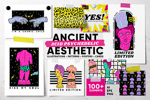 Acid Psychedelic Ancient Aesthetic