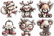 Whimsical Christmas Animal 21 PNG, an Animal Illustration by Libby Wishes (Thumbnail 7 of 7)