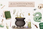 Wizarding World illustration set, an Illustration by yana.poddubskaya (Thumbnail 4 of 8)