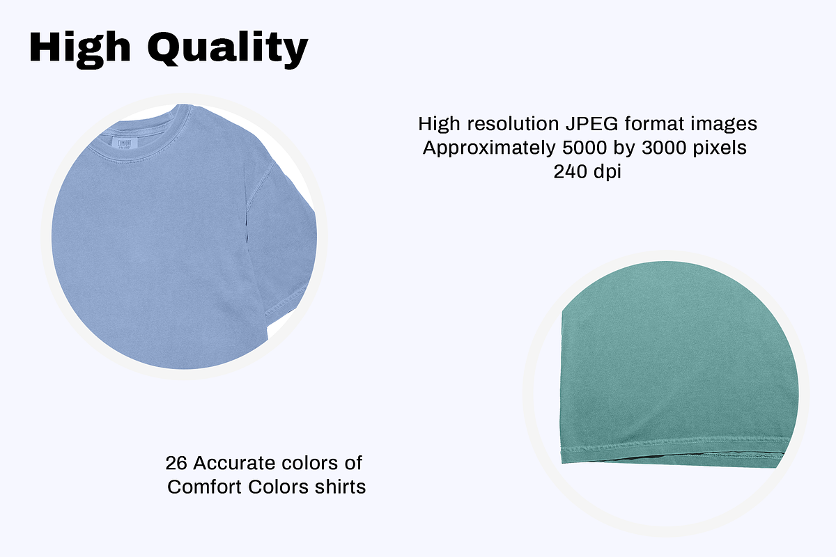 Comfort Colors 1717 Mockup Bundle, a Mockup by creativsupply (Photo 3 of 5)