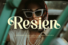 Resien || Modern Classy Serif Font