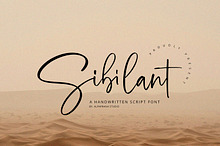 Sibilant - Handwritten Font