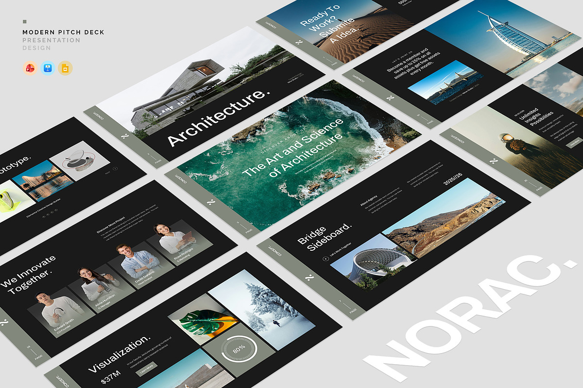 Norac Presentation Template, a Presentation Template by Rocketstill (Photo 1 of 7)