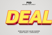 Deal 3d Editable Text Effect Style, a Layer Style Add-On by bdrobin (Thumbnail 2 of 2)