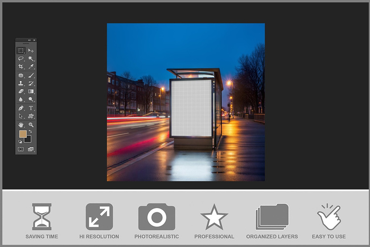Transit Advertising Mockup, an Advertising Mockup by Bruno's Shop (Photo 2 of 3)