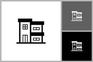 Modern Apartment Building Icon, a Branding & Logo Template by quadrazo