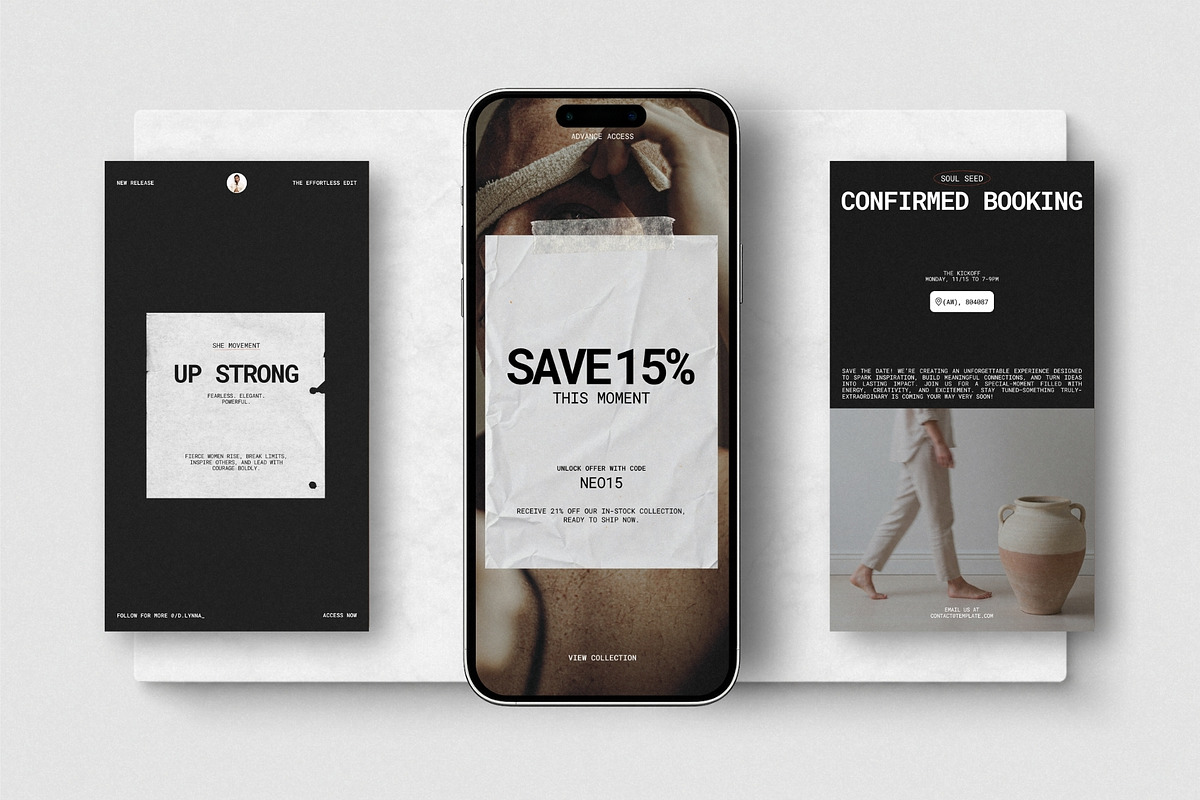 ZENO | Instagram Template (III), a Social Media Template by The Aesthetic Studio (Photo 4 of 10)