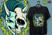 HALF DEMON - design, an Illustration by Behold creative supply (Thumbnail 3 of 3)