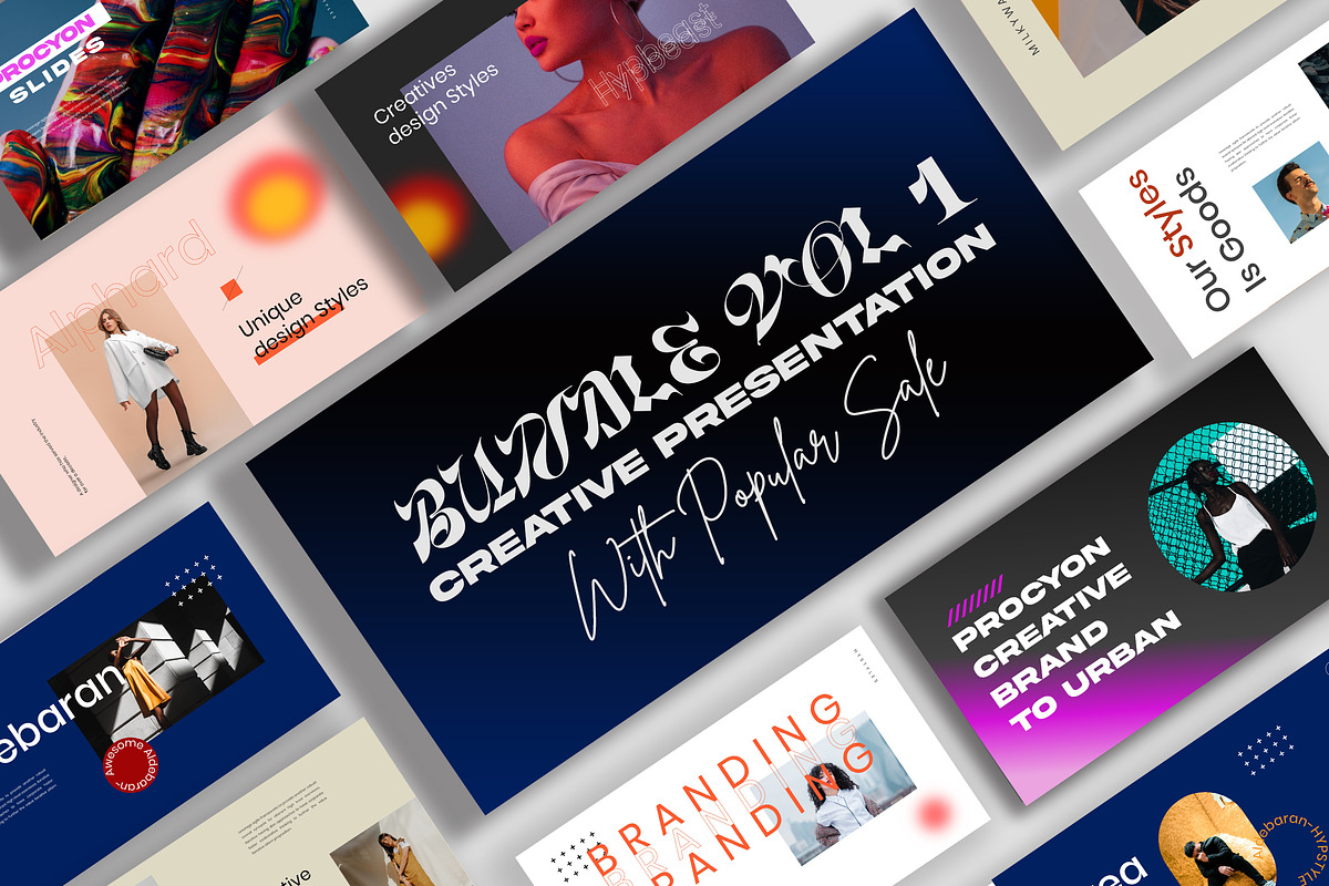 Creative Presentation Bundle VOL 1, a Presentation Template by ...