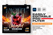 Night Chill Party Flyer Design, a Flyer Template by Shajib Shikder (Thumbnail 1 of 2)