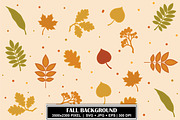 Autumn Fall Leaves Foliage Vector, a Seasonal Illustration by Gfx Expert Team (Thumbnail 3 of 3)