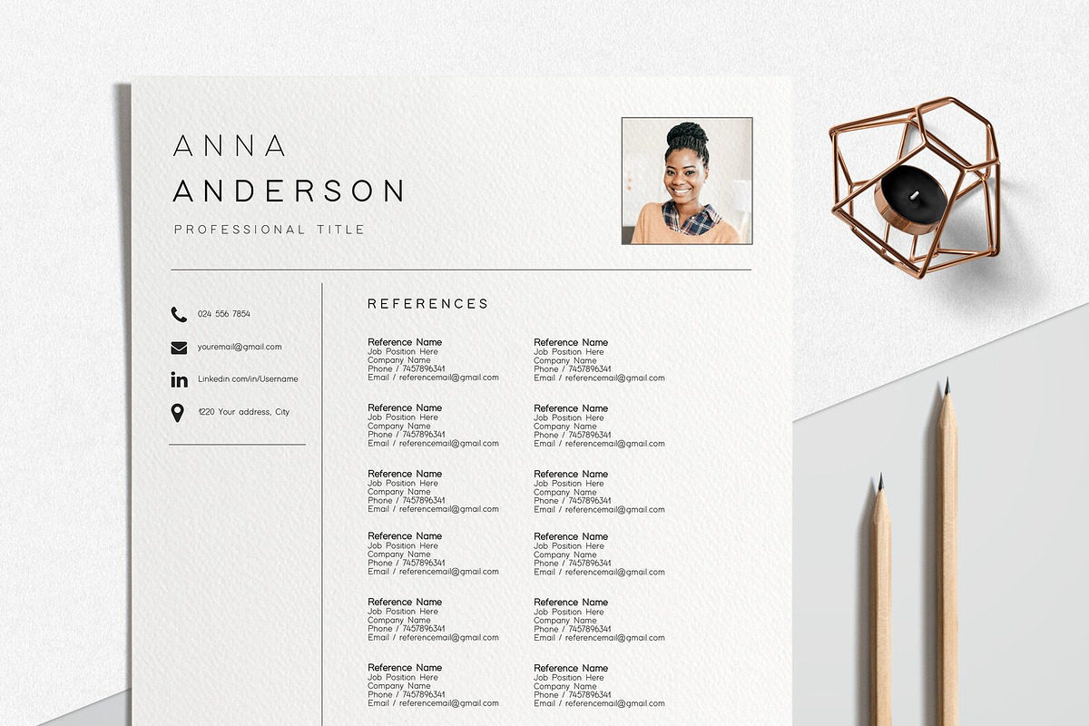 Resume Template CV Professional, a Resume Template by LucaTheme (Photo 4 of 10)