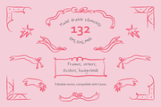 Whimsical Organic Decorations, an Object Graphic by Walrus Darya (Thumbnail 2 of 12)