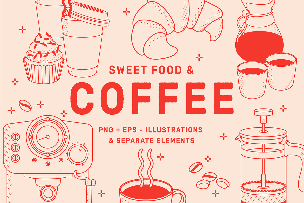 Food Illustration Vector Bundle, a Food Illustration by TheFoodAtlas (Photo 7 of 26)