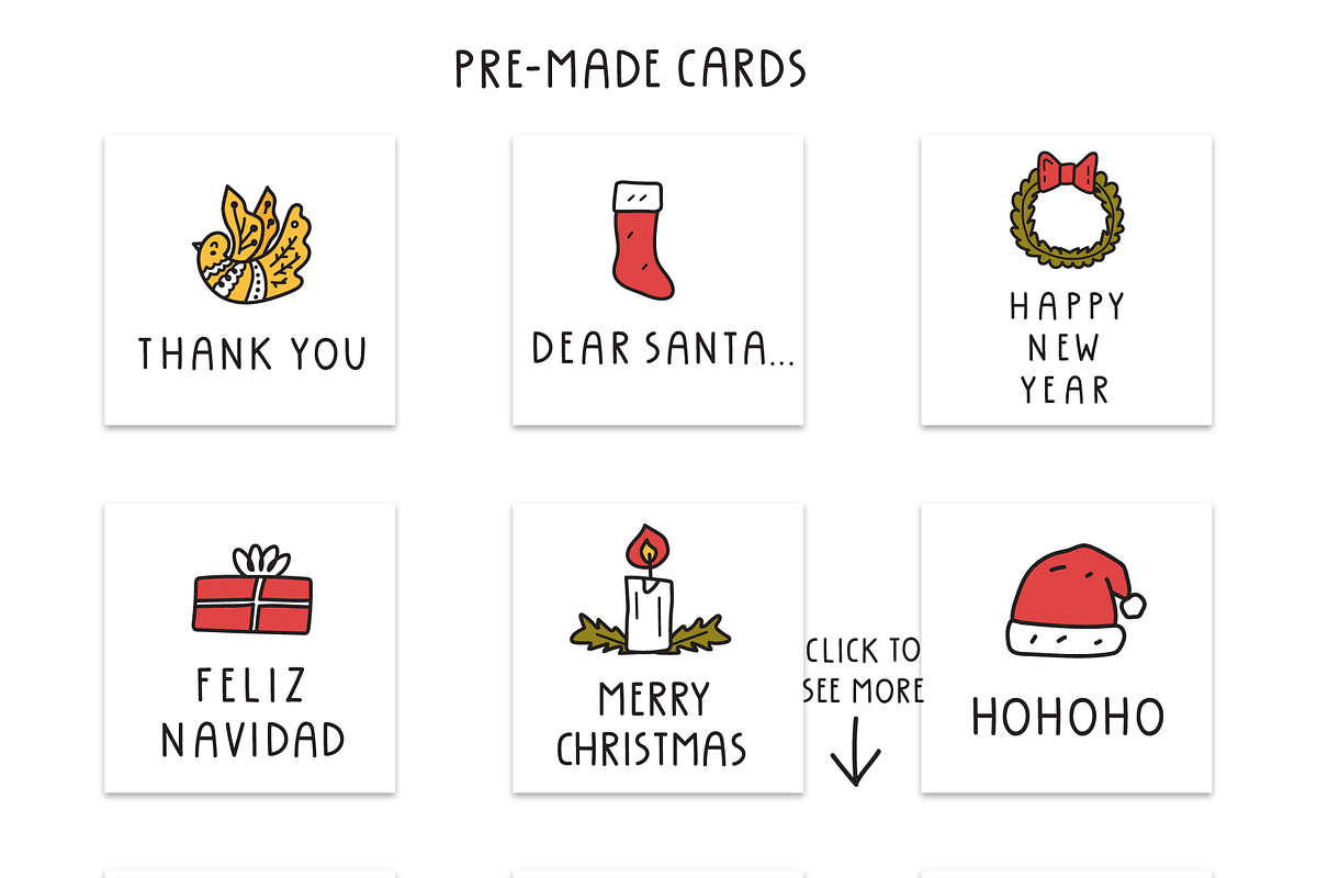 Merry Christmas, a Decorative Illustration by cutelevindesign (Photo 8 of 9)