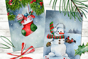 4 Christmas Cards