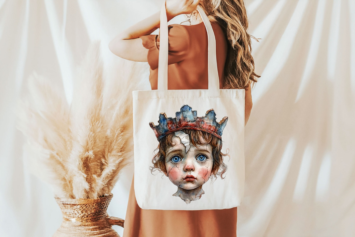Creepy Dolls Halloween Bundle, an Illustration by Pixels.Craft (Photo 7 of 7)