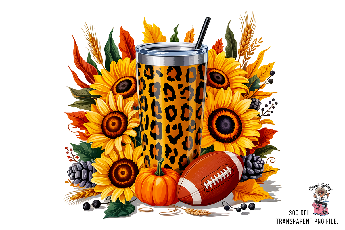10 Leopard Print Tumbler PNG, a Graphic by Clipart Bloom (Photo 6 of 11)