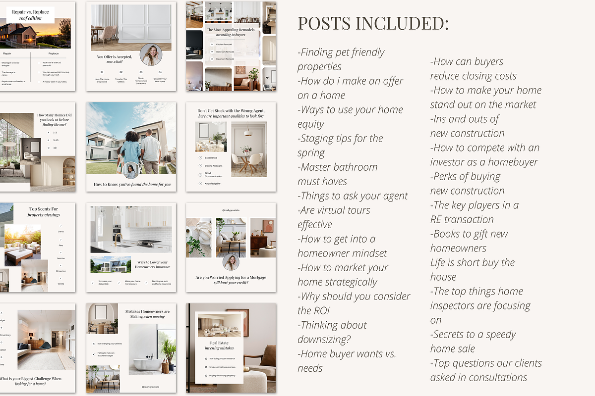 April Real Estate Posts with Caption, a Social Media Template by Marketing Templates Co. (Photo 11 of 18)