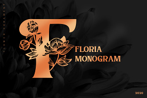 Floria-Floral Display Font