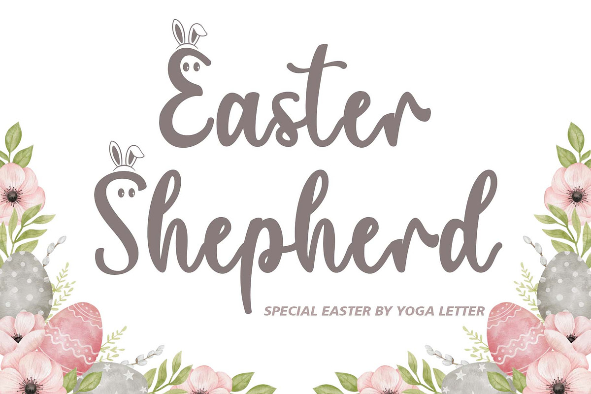 Easter Font Bundle, a Handwritten Font by Yoga Letter (Photo 3 of 5)