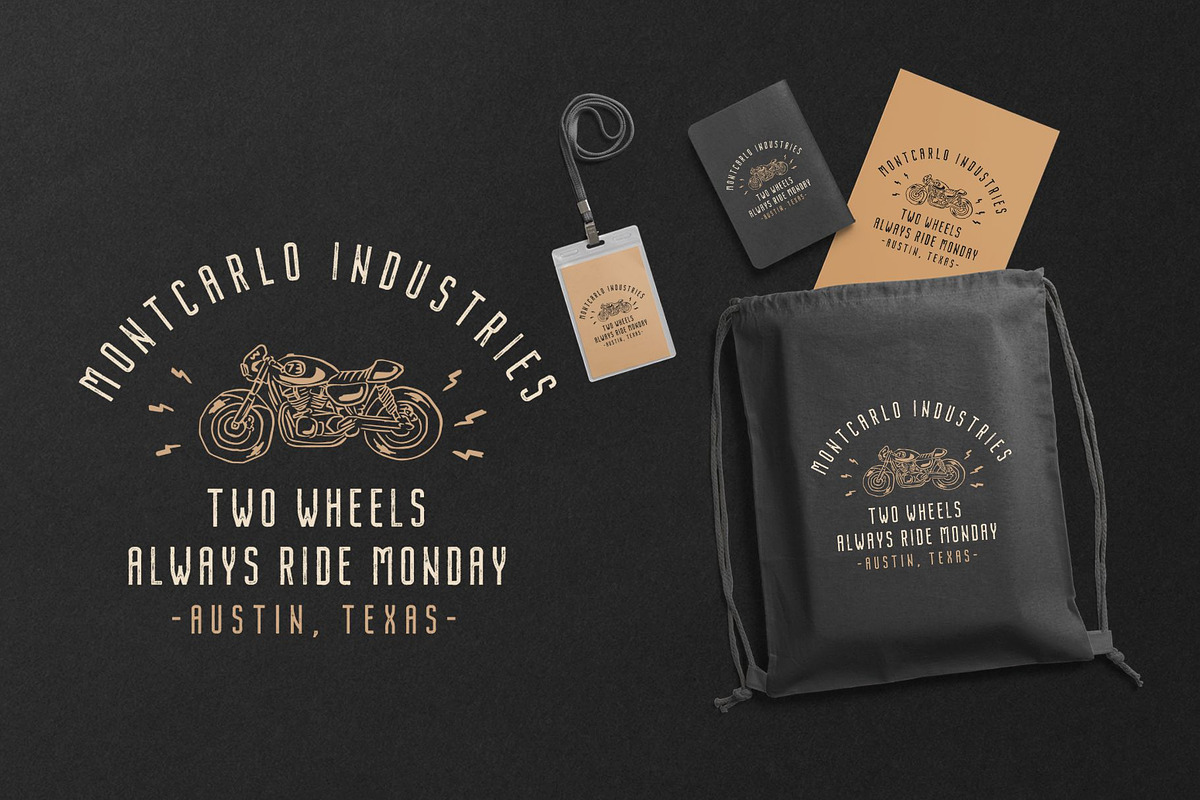 Nordin Vintage Font Family + Extras preview 8