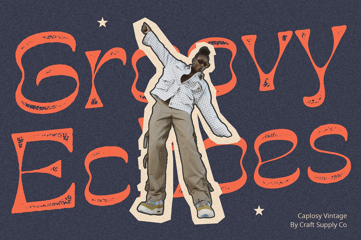 Caplosy Vintage, a Handwritten Font by Craft Supply Co. (Photo 7 of 8)