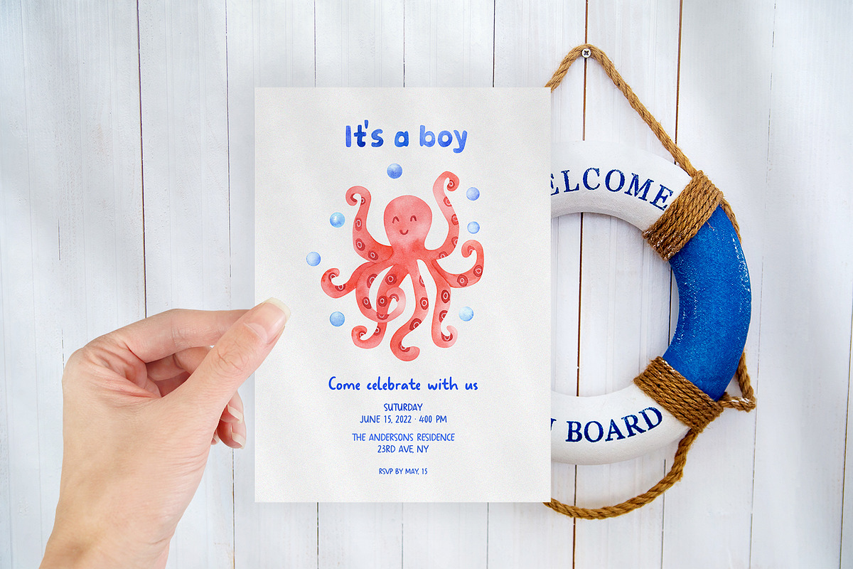 Nautical Mile Watercolor Collection, an Animal Illustration by Anna Druzhkova (Photo 20 of 30)