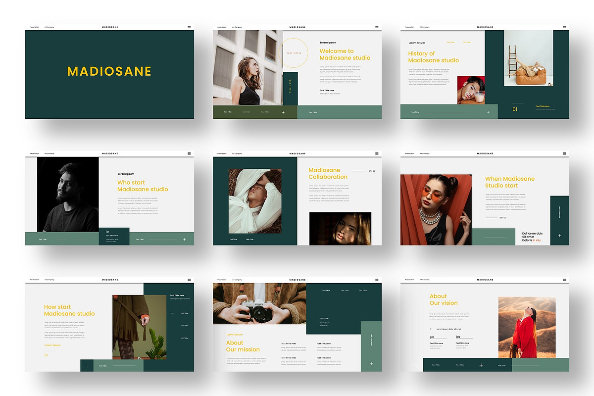 Madiosane- Business Google Slide, a Presentation Template by Dens Creative Studio (Photo 2 of 6)