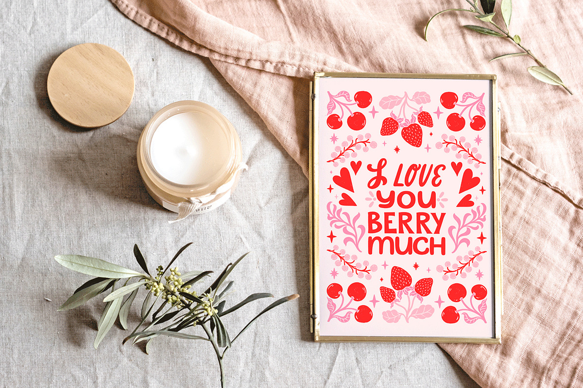 Love Quotes & Valentine Clipart, an Illustration by ElenKoss (Photo 8 of 10)