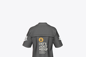 Women's Chef's Jacket Mockup