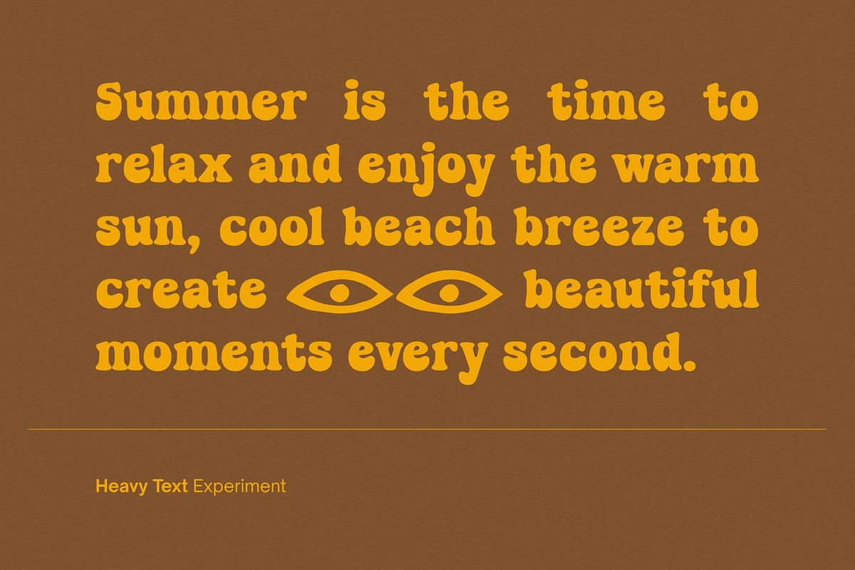 Always Sunny - Groovy Display Font, a Sans Serif Font by Studio Moara (Photo 5 of 8)