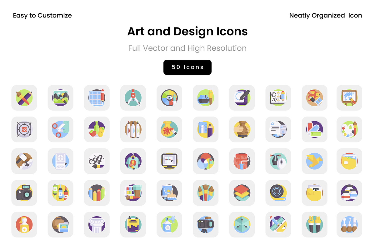 Art and Design Icons, a Solid Icon by Wencory (Photo 1 of 2)
