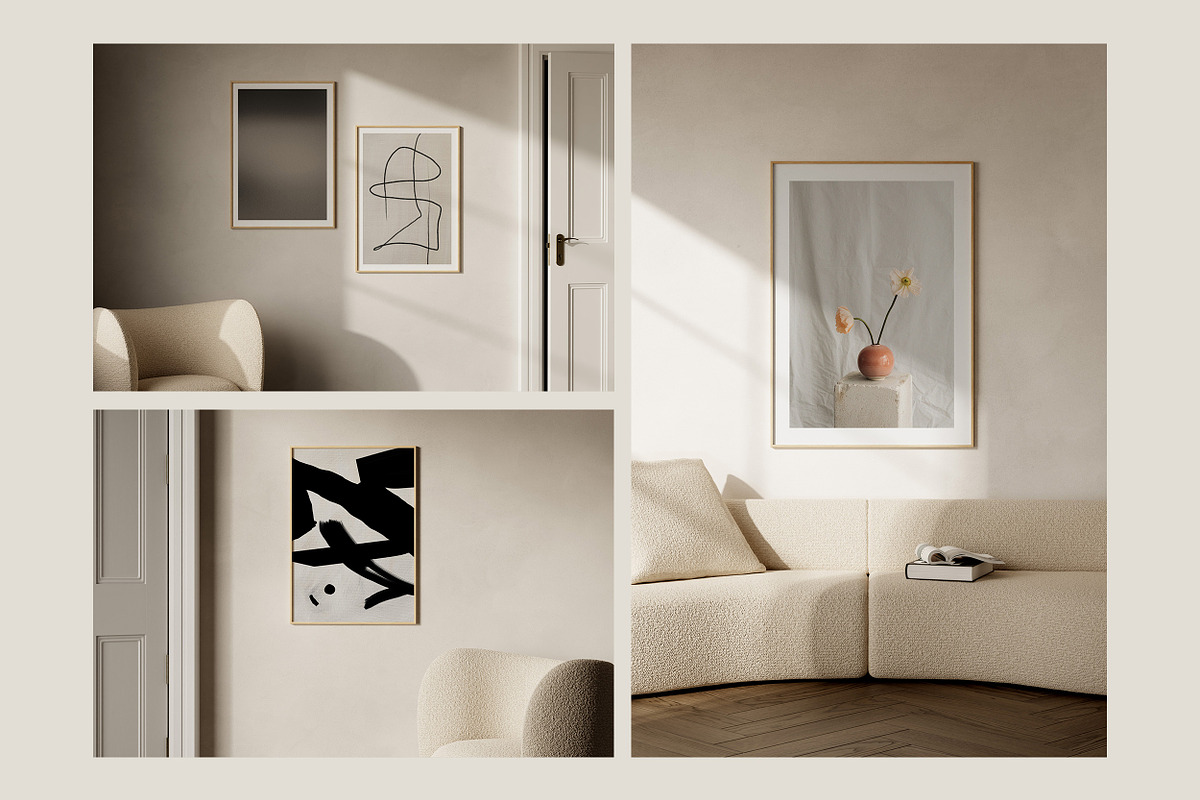 Artwork Frame Mockup Bundle, a Household Mockup by Moyo Studio (Photo 11 of 15)