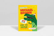 Kids Birthday Party Invitation, an Invitation Template by graphicook (Thumbnail 3 of 3)