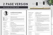 Minimal Resume Template / CV, a Resume Template by Klamp Studio (Thumbnail 3 of 9)