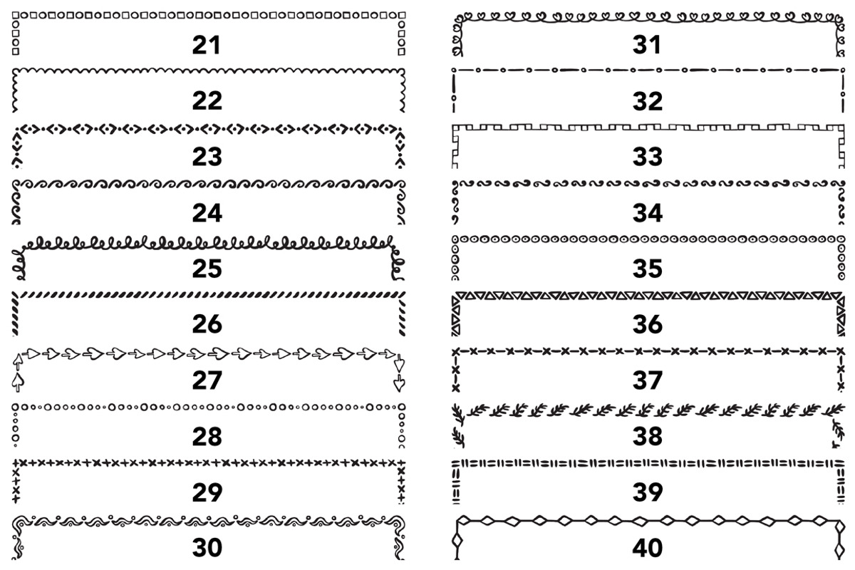 Set 119 - 100 Hand Drawn Frames, a Graphic by Little Bird (Photo 5 of 8)