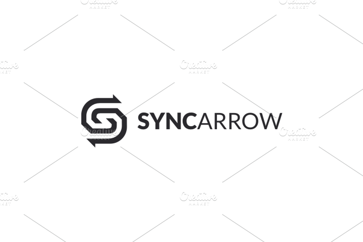 Sync Arrow - Letter S Logo, a Branding & Logo Template by yopie