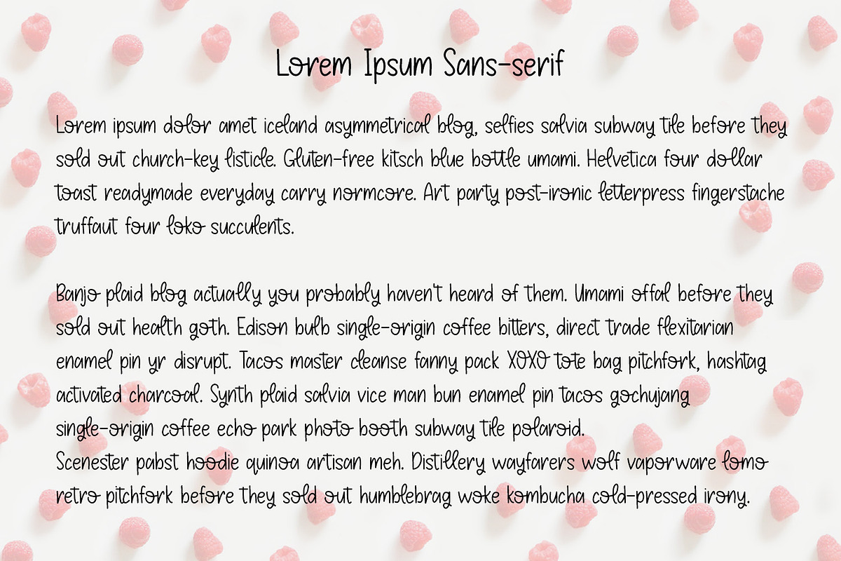 Fruity Patootie Font Duo preview 6