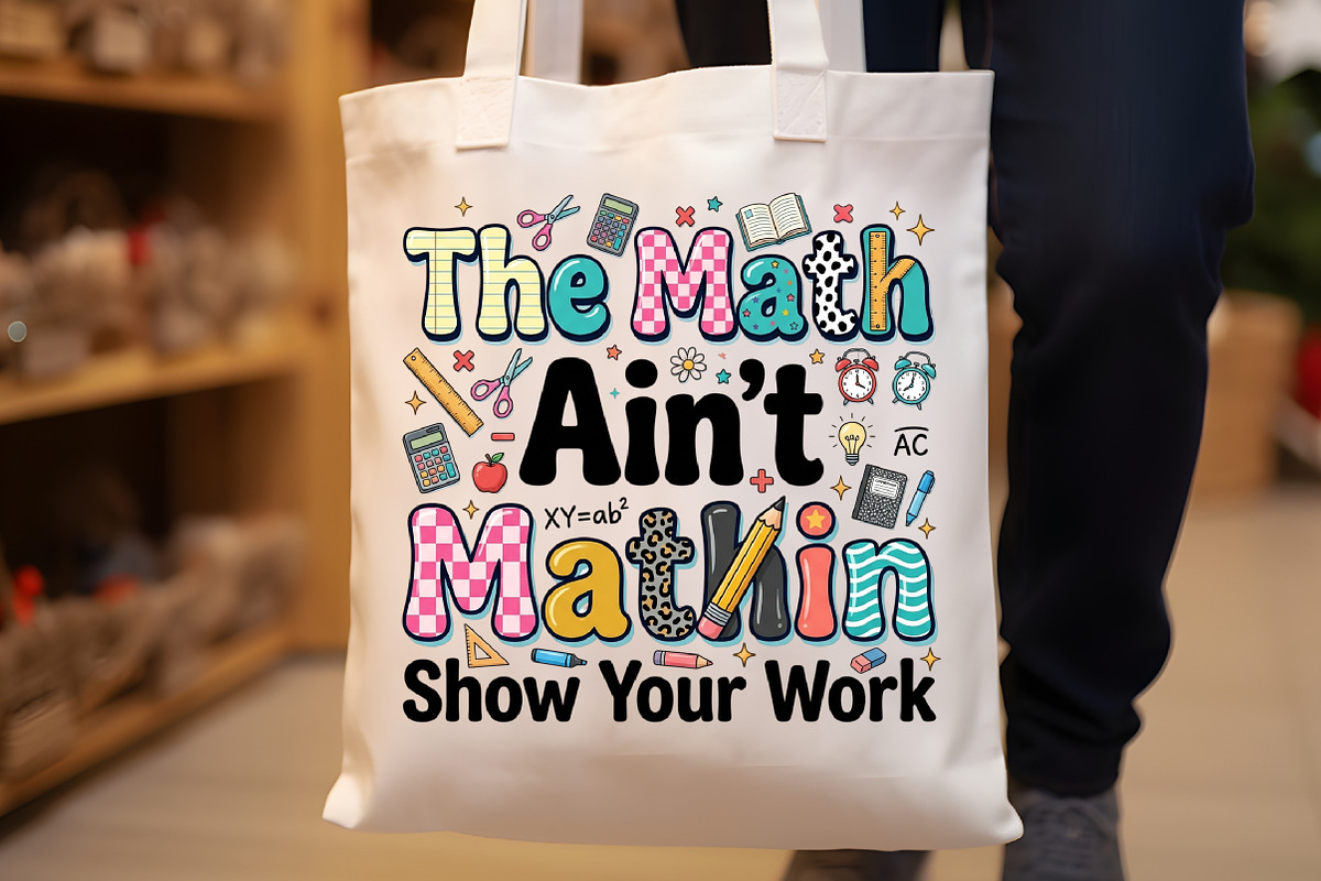 Math Teacher PNG, Back to School Png, an Object Illustration by Sublimation Artist (Photo 8 of 9)