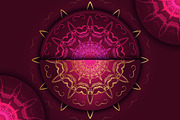 Mandala Oriental Floral art Bundle, a Background Graphic by NJ Himel (Thumbnail 20 of 97)