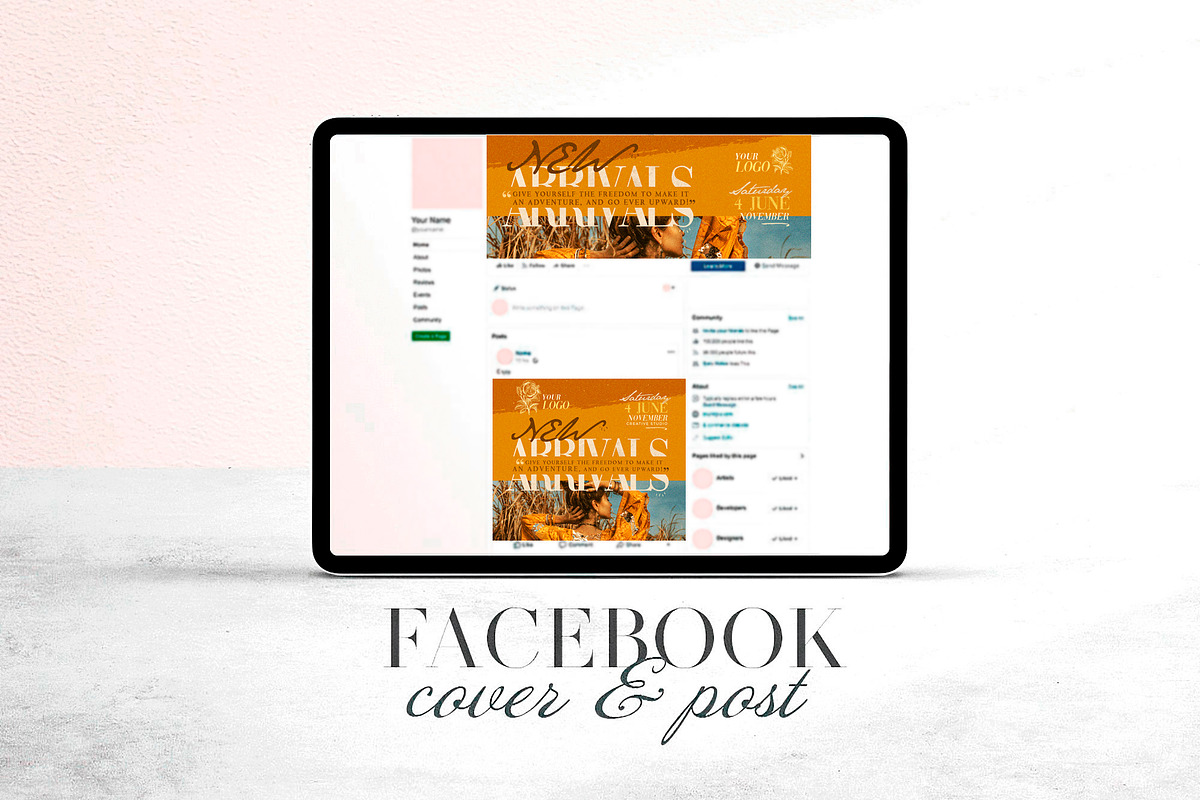 New Arrivals Social Media Pack, a Social Media Template by Touringxx Creative Studio (Photo 4 of 8)