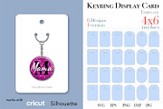 24 Keyring Display Card 4x6 SVG, a Card Template by Paperboxshop (Thumbnail 1 of 3)