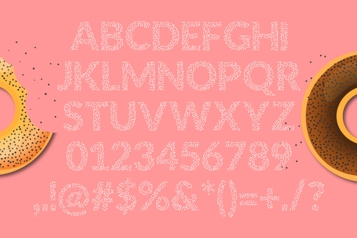 Font Poppy Seeds +Bonus) preview 2