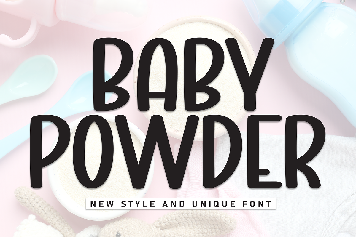 Baby Powder | Script Font, a Script Font by Scratchones (Photo 1 of 8)
