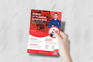 Plumbing Service Flyer Template