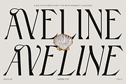 Aveline, Soft Serif with Ligatures, a Serif Font by CarmineType (Thumbnail 1 of 28)
