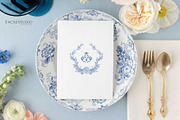 Coral Wedding Crest, a Decorative Illustration by Encre Studio (Thumbnail 5 of 7)