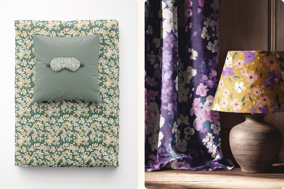 Bold Ditsy Floral Seamless Patterns, a Pattern Graphic by Ninterints (Photo 10 of 17)